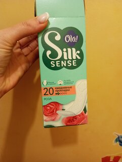 Прокладки женские Ola, Silk sense daily deo Бархатная роза, ежедневные, 20 шт - фото 1 от пользователя