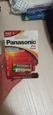 Батарейка Panasonic, ААА (LR03, R3), Pro Power, алкалиновая, 1.5 В, блистер, 2 шт, 7452 - фото 5 от пользователя