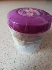 Банка для сыпучих продуктов, пластик, 0.5 л, с крышкой, Полимербыт, Лаванда Pastel, 435750800, сиреневая - фото 8 от пользователя
