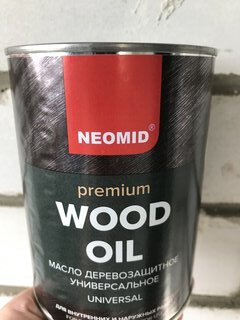 Масло Neomid, Premium, деревозащитное, серый жемчуг, 0.75 л - фото 3 от пользователя