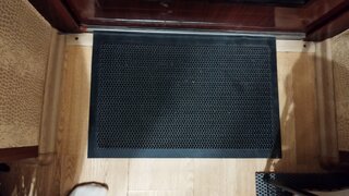 Коврик грязезащитный, 40х60х0.7 см, прямоугольный, серо-черный, Mesh mat Комфорт, ComeForte, MM-02 - фото 7 от пользователя