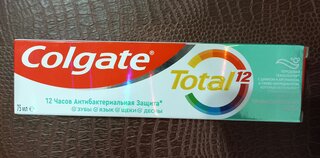 Зубная паста Colgate, Total 12, 75 мл, профессиональная чистка гель, CN05045A - фото 7 от пользователя