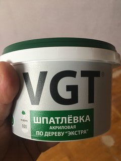 Шпатлевка VGT, Экстра, акриловая, по дереву, бук, 1 кг - фото 2 от пользователя