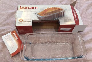 Форма для запекания стекло, 11.5х25х8 см, 1.12 л, прямоугольная, Borcam, 59894 - фото 9 от пользователя