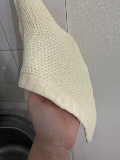Полотенце кухонное вафельное, 40х60 см, 300 г/м2, 100% хлопок, Silvano, Esthetic, молочное, Узбекистан - фото 4 от пользователя