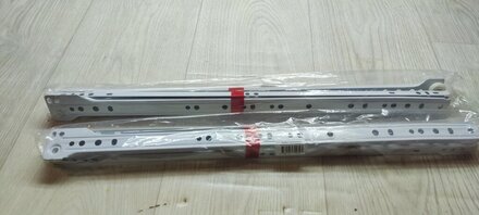 Направляющая роликовая 450х0.8 мм, 2 шт, белая, StahlBuro, 15 921 - фото 5 от пользователя