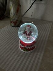 Фигурка декоративная Снежный шар, 6.5 см, свет,LED, XM14-8 - фото 7 от пользователя