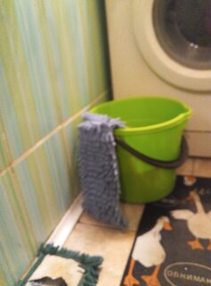 Ведро пластик, 10 л, салатовое, хозяйственное, со сливом, Sparkplast, IS40006/1 - фото 9 от пользователя