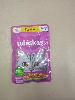 Корм для животных Whiskas, 75 г, для котят, 1-12 месяцев, рагу, курица, пауч, G8480 - фото 5 от пользователя