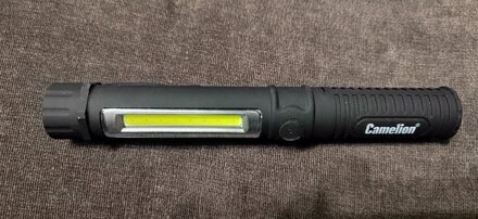Фонарь автомобильный Camelion, LED51521, пластик, черный, 3XR03, COB LED+LED коллиматор, 13361 - фото 1 от пользователя