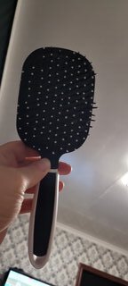 Расческа массажная, 25 х 8.5 см, большая, прямоугольная ручка, Инь-Янь, Y3-879 - фото 7 от пользователя