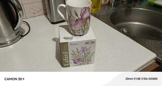 Кружка фарфор, 330 мл, Irises, Lefard, 425-155 - фото 4 от пользователя