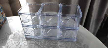Набор для специй пластик, 12 см, 283 мл, 6 шт, с ложкой, Dunya Plastik, 30304 - фото 2 от пользователя