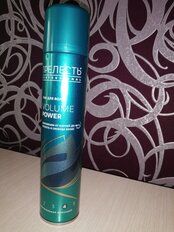 Лак для волос Прелесть Professional, Volume Power, 300 мл, сверх объем с частицами микропудры, матирующим эффектом - фото 7 от пользователя