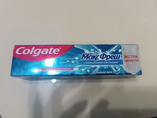 Зубная паста Colgate, MaxFresh Взрывная мята, 100 мл - фото 2 от пользователя