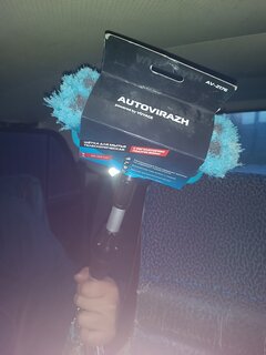 Щетка для мытья авто телескопическая, 100-170 см, с краном для шланга, Autovirazh, AV-2177/AV-2179 - фото 2 от пользователя