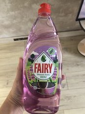 Средство для мытья посуды Fairy, Pure &amp; Clean Лаванда и Розмарин, 650 мл - фото 3 от пользователя