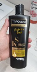 Шампунь TRESemme, Keratin Smooth с кератином и маслом Марулы, для сухих и поврежденных волос, 400 мл - фото 6 от пользователя