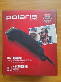 Машинка для стрижки Polaris, PHC 0714, сетевая, 7 Вт, синяя - фото 1 от пользователя