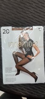 Колготки Innamore, Bella, 20 DEN, р. 4, miele/телесные, с шортиками и прозрачным мыском - фото 2 от пользователя