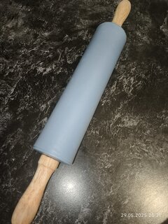 Скалка силикон, 31х3.4 см, Regent Inox, Linea Silicone, 93-SI-CU-15.5 - фото 2 от пользователя