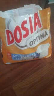 Стиральный порошок Dosia, 4 кг, автомат, для белого белья, Optima Альпийская свежесть - фото 4 от пользователя