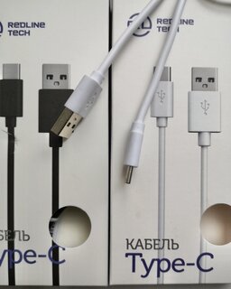 Кабель USB, Red Line, USB Type-C, 1 м, черный, УТ000010553 - фото 2 от пользователя