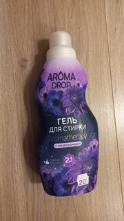 Гель для стирки Aroma Drop, 1 л, универсальный, Лаванда и ваниль 2в1 - фото 6 от пользователя