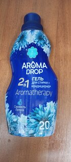 Гель для стирки Aroma Drop, 1 л, универсальный, Свежесть лотоса 2в1 - фото 2 от пользователя