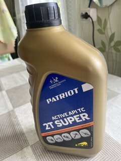 Масло машинное полусинтетическое, для двухтактного двигателя, Patriot, Power Super Active 2T, 0.946 л, 850030596 - фото 1 от пользователя