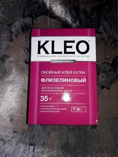 Клей для флизелиновых обоев, Kleo, Extra, 35 кв.м., 240 г, 030 EXTRA 35 - фото 5 от пользователя