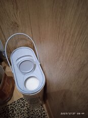 Контейнер для порошка 6 л, с крышкой, бело-голубой, Альтернатива, М7259 - фото 8 от пользователя