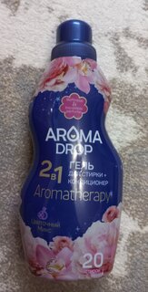 Гель для стирки Aroma Drop, 1 л, универсальный, Цветочный микс 2в1 - фото 5 от пользователя