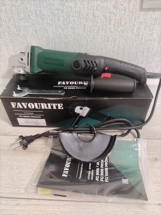 Угловая шлифовальная машина Favourite, FG 900E PROMO, 900 Вт, 125 мм, регулировка оборотов, 106105900 - фото 6 от пользователя