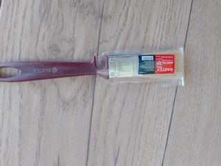 Кисть плоская, Bartex, Евро, 25 мм, 1 '', натуральная щетина, рукоятка пластик, 1118110 - фото 2 от пользователя
