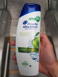 Шампунь Head &amp; Shoulders, Яблочная свежесть, против перхоти, 400 мл - фото 6 от пользователя