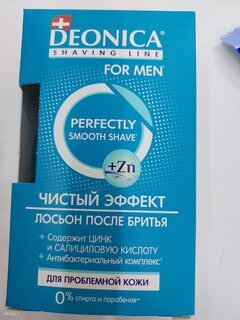 Лосьон после бритья, Deonica, For Men, Чистый эффект, 90 мл - фото 1 от пользователя