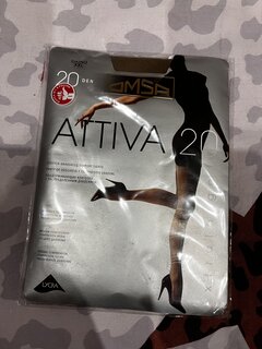 Колготки Omsa, Attiva, 20 DEN, р. 5, daino/загар, шортики, с укрепленным мыском - фото 6 от пользователя