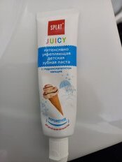 Зубная паста Splat, JUICY Мороженое, для детей, 35 мл - фото 6 от пользователя