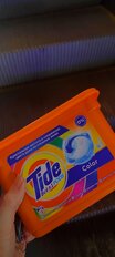 Капсулы для стирки Tide, Все в 1 Pods Color, 18 шт, капсула 24.8 г - фото 5 от пользователя