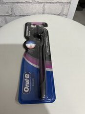 Зубная щетка Oral-B, 3D White Whitening Black, средней жесткости, в ассортименте - фото 1 от пользователя