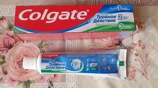 Зубная паста Colgate, Тройное действие, 50 мл - фото 4 от пользователя