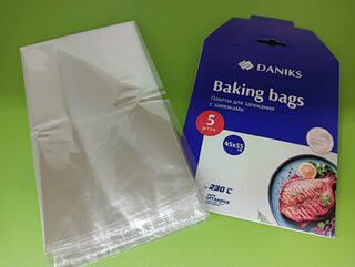 Пакеты для запекания, 55х45 см, 5 шт, с завязками, Daniks - фото 7 от пользователя