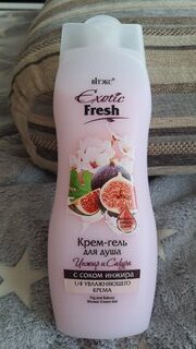 Гель для душа Вiтэкс, Exotic Fresh Инжир и сакура, 515 мл - фото 9 от пользователя