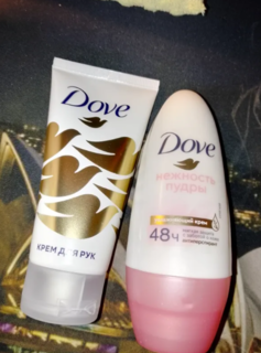 Набор подарочный для женщин, Dove, С любовью для Вас, дезодорант 50 мл + крем для рук 50 мл - фото 5 от пользователя