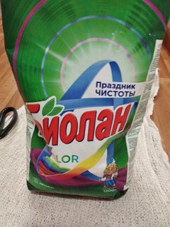 Стиральный порошок Биолан, 1.2 кг, автомат, для цветного белья - фото 8 от пользователя