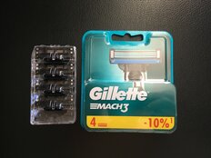 Сменные кассеты для бритв Gillette, Mach3, для мужчин, 4 шт - фото 3 от пользователя