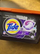 Капсулы для стирки Tide, СМС Black cо свежестью Lenor, для черного белья, 12 шт, 21.3 г - фото 7 от пользователя