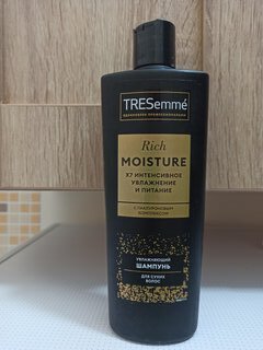 Шампунь TRESemme, Rich Moisture Увлажняющий, для сухих волос, 400 мл - фото 7 от пользователя