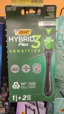 Станок для бритья Bic, Flex3 Hybrid Sensitive, для мужчин, 3 лезвия, 2 сменные кассеты, 503720 - фото 6 от пользователя